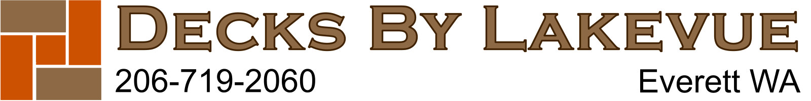 DecksByLakeVue.com Logo and header